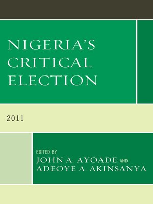 cover image of Nigeria's Critical Election